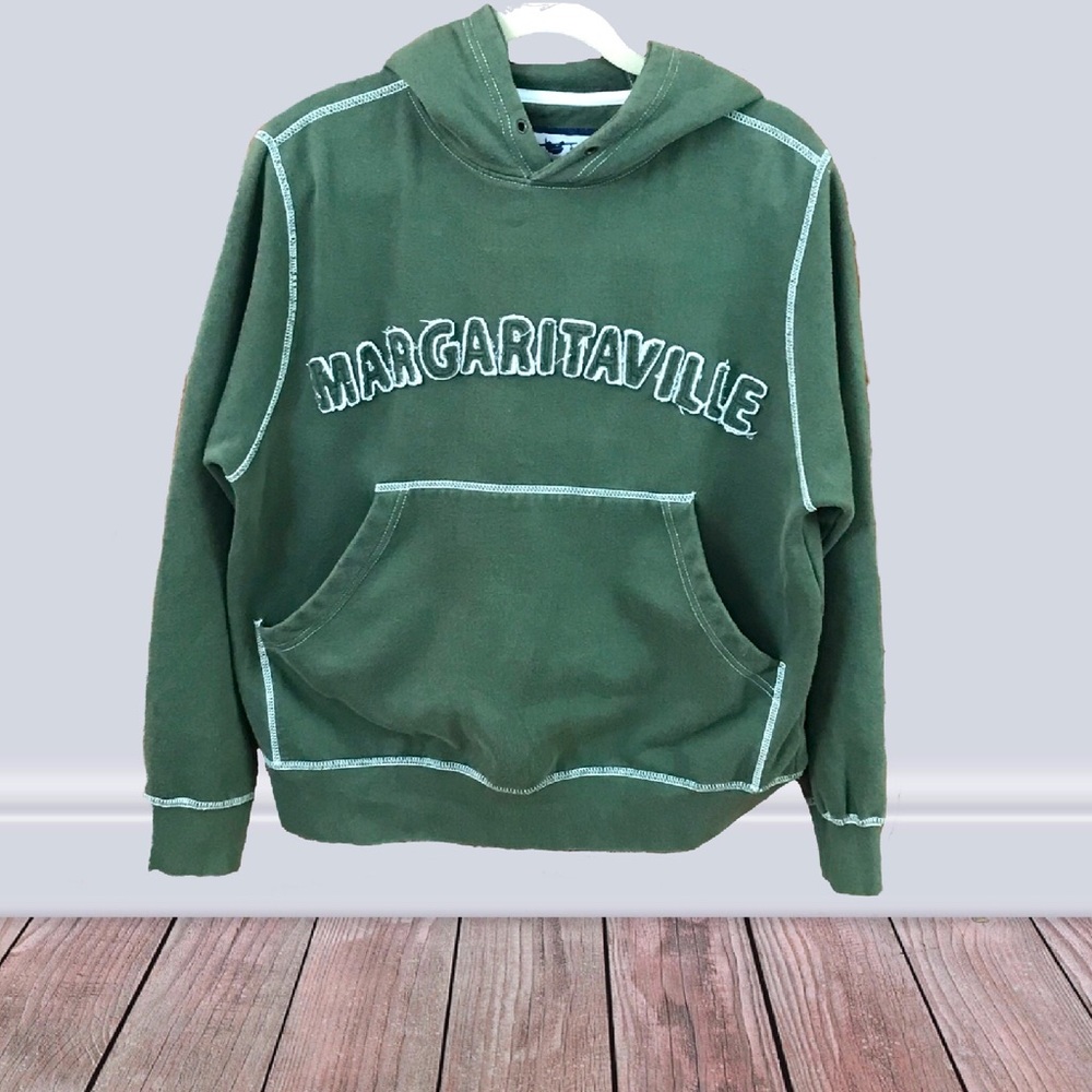 Jimmy Buffets Margaritaville green sweat shirt S